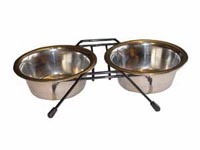 Nerez stojan s miskami