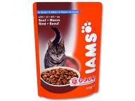 Iams Cat Adult Beef kapsička 100g