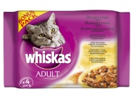 Kapsička Whiskas 4ks  drůbeží výběr v želé