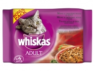 Kapsička Whiskas 4ks - menu z tmavého masa