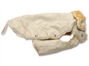 Bunda s kožíškem béžová