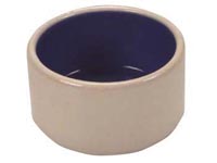 Keramick� miska s modrou glazurou