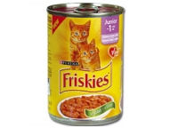 Konzerva Friskes Junior kuřecí maso a mrkev 400g