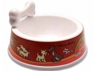 Miska plastová s kostí 24,5cm