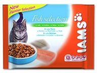 Iams Cat Adult Salmon / Ocean Fish kapsičky 4ks