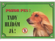 Tabulka Afgánský chrt