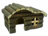 Domek dřevěný srub 19x11,5x11,5cm
