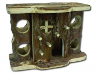 Domek dřevěný patrový 27x12,5x20cm