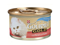 Konzerva Gourmet Gold kuře s hovězím 85g