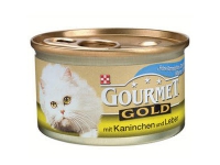 Konzerva Gourmet Gold králík s játry 85g
