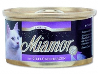 Paštika Miamor drůbeží srdíčka 85g