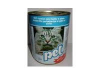 PET KATZE masové kostky s rybou pro kočky 855g