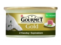 Konzerva Gourmet Gold s kachnou a špenátem 85g