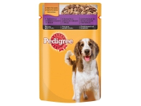 Pedigree adult kapsičky 100g - kuřecí a jehněčí