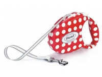 Vodítko Flexi Fashion Lady White Dots 
