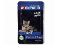 ONTARIO kapsička Junior Chicken Tuna 80g