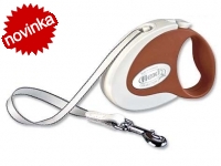 Vodítko Flexi Caramel Coffee S