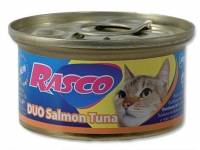 Konzerva Rasco DUO losos a tuňák 85g