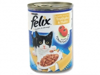 Konzerva Felix krůta + kuře + rajče 400g