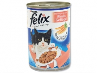 Konzerva Felix hovězí + drůbež + mrkev 400g