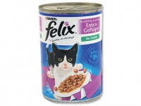 Konzerva Felix kachna + drůbež 400g