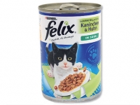 Konzerva Felix králík + kuře v omáčce 400g