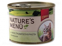Konzerva Schmusy Nature´s Menü zvěřina + tuňák 190g