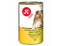 JK DOG konzerva kuře + krůta