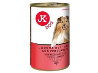 JK DOG konzerva hovězí + zelenina