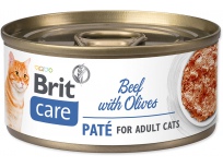 Konzerva BRIT Care Cat Beef Paté with Olives 70g