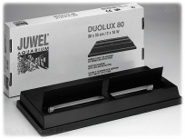 Akvarijní kryt Duolux 80 x 35 černý, 2x18W