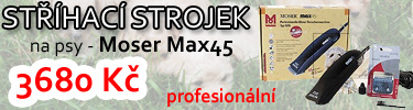 St��hac� strojky pro psy Moser za super ceny!