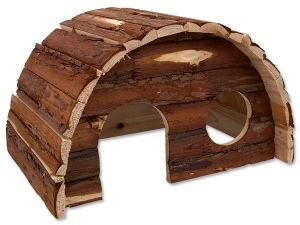 Domek SMALL ANIMAL Hobit dřevěný 15×10×9cm