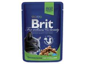 BRIT Premium Cat Chicken Slices for Sterilised 100 g