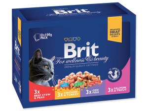 BRIT Premium Cat Family Plate kapsičky 12ks