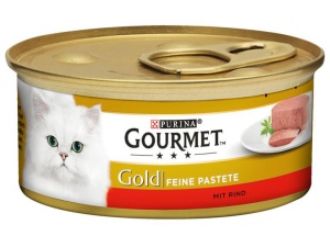 Konzerva Gourmet Gold hovězí paštika 85g
