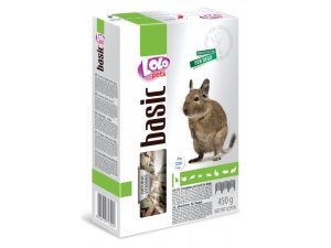 LOLO BASIC kompletní krmivo pro osmáky degu 450g