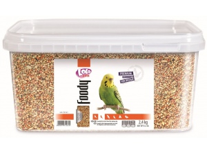 LOLO Foody kompletní krmivo pro andulky 3L/2,4kg kyblík