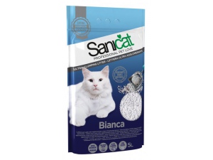 SANICAT BIANCA hrudkující bílý bentonit 5 l /4 kg