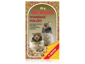 Granum - vitamínové perličky pro hlodavce, 20g (doprodej)