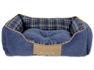 Pelíšek SCRUFFS Highland Box Bed modrý