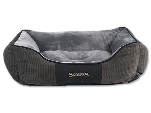 Pelíšek SCRUFFS Chester Box Bed šedý 50×40cm