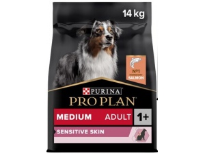 Purina Pro Plan Medium Adult Sensitive Skin OPTIDERMA s lososem 3kg