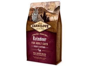 CARNILOVE Reindeer adult cats Energy and Outdoor 6kg