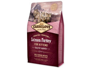 CARNILOVE Salmon and Turkey kittens Healthy Growth 6kg