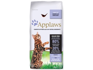 Krmivo APPLAWS Dry Cat Chicken with Duck 400g