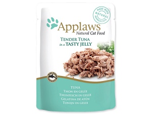 Kapsička APPLAWS cat pouch tuna wholemeat in jelly 70g