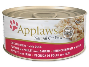 Konzerva APPLAWS cat chicken & duck 70g