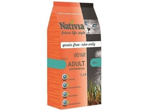 Nativia Cat Adult Active Salmon & Rice