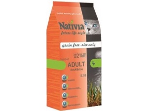 Nativia Cat Adult Hairball Duck&Rice